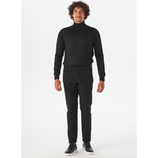 Süvari Normal Bel Normal Paça Slim Fit Siyah Erkek Pantolon PN2020500511
