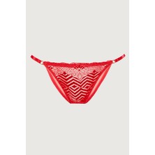 Loya Kırmızı Crimson Dantelli Külot