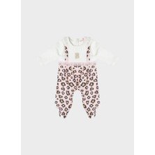 GB Bayb Layette Leopar Desenli Rahat Çok Renkli Bebek Tulum 22FW0LT7811