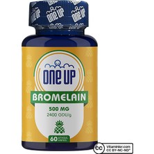 One Up Bromelain 60 Kapsül