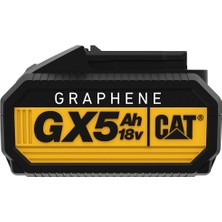 Cat Gxb5 18VOLT/5.0AH Graphene Li-Polimer One For All Profesyonel Yedek Akü