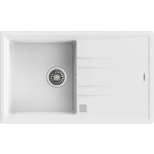 Teka Stone 50 B-Tg Tek Hazneli Beyaz Tegranite Eviye