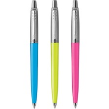 Parker Jotter Originals 60S Pop Art Tükenmez Kalem | Lime+Sky Blue+Hot Pink | Blue Ink