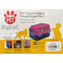 Plastart Pet Plast'art Kedi-Köpek Seyehat Taşıma Çantası 48X32,5X31CM Kırmızı