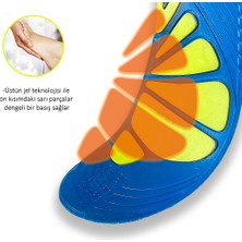 Gel Comfort Tabanlık -  Günlük Ayakkabılar için, Kemer ve Metatarsal Destekli, Ortopedik, Jel Tabanlık