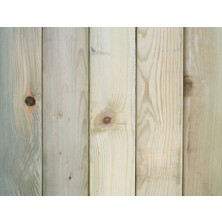 AHŞAP PROFİL DECK 9,0 x 4,0 Cm LADİN 2.SINIF YEŞİL EMPRENYELİ