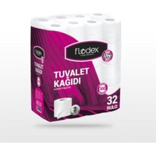 Flodex 32'li 2 Katlı Tuvalet Kağıdı Koli İçi Paket Yüksek Emicilik ve Hassas Ciltler İçin