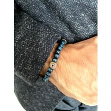 Padore Accessory Unisex - Çok Zarif, Lacivert Renk Ultra Hafif Padore Ahşap Bileklik | Handcrafted