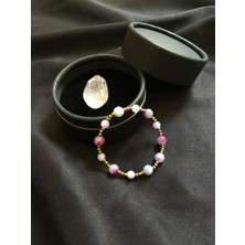 Padore Accessory Kadın - Jade Doğal Taşlı > Gold Kaplama Destekli > Şık Tasarım Elegant Padore Doğal Taş Bileklik