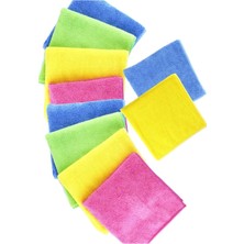 Silver Home Süper Emici 40X40 cm 10’lu Mikrofiber Bez Yıka Yıka