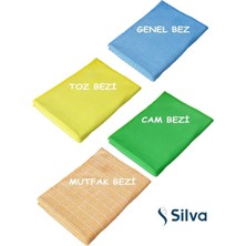 Silva Silvanetworking Silva Mikrofiber Mutfak, Genel Temizlik, Cam ve Toz Bezi