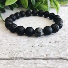 Padore Accessory Unisex - Lav - Onix - Labradorit Doğal Taşlı Padore Bileklik | Handmade > Enerjinizi Yükseltin!