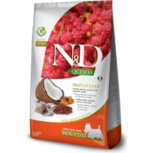 N&D   Quınoa Köpek Maması Skın & Coat Herrıng Mını Adult Qunioa Skin