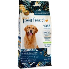 Perfect 15 kg Yetişkin Köpek Maması Kuzu & Somon Etli Yüksek Performanslı Besin