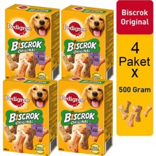 Pedigree Biscrok 500 gr Köpek Ödül Bisküvi 4 Paket Pedigree Biscrok 500 gr Köpek 4
