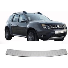 Alminox Oto Dacia Duster 2010-2017 Krom Arka Tampon Eşiği P.çelik