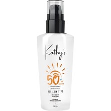 Kathy's Leke Karşıtı - Aydınlatıcı Spf 50+ Korumalı Vücut ve Yüz Güneş Kremi 125ML