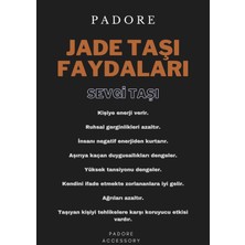 Padore Accessory Unisex - Elegant Mavi First Quailty Padore Doğal Taş Bileklik | Jade - Handmade! > Şans Getirir!