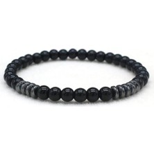 Padore Accessory Erkek - Elegant Hematit ve Onix Doğal Taşlı Bileklik | Handmade
