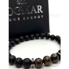 Padore Accessory Erkek - Elegant - Güçlü Tasarım Doğal Taş Padore Bileklik | Lav ve Jade Taşı! - Cesaret Verir!