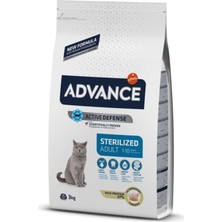 Advance Sterilized Kısırlaştırılmış Hindili Kedi Maması 3 kg