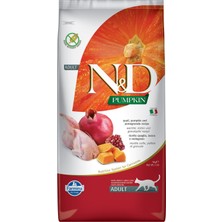 N&D  Tahılsız Bıldırcın Etli Balkabaklı ve Narlı Kedi Maması - 5 kg