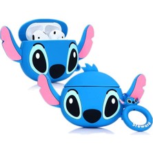 TROS Sevimli Stitch Airpods 1VE2.NESIL Darbe Emici Kılıf