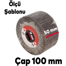 Badem10 Volker Kırmızı Mop Zımpara Keçe Aşındırıcı Plus 220 Kum 100 x 50 x 19 mm