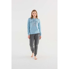 U.S. Polo Assn. Kadın Mavi Pijama Takımı