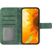 Lr Joyful Xiaomi İçin Poco C40 4G HT04 Baskılı Ayçiçeği Pu Deri Deri Flip Kılıf Cüzdan Tarzı Cilt Touch Şok Geçirmez Folio Stand Kapağı Bilek Kayışı ile (Yurt Dışından)