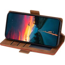 Lr Joyful Xiaomi İçin N.bekus 13 Çift Manyetik Tıkmalar Şok Geçirmez Stand Cüzdan Telefon Kılıfı Düz ​​renk Deri Touch Hissed Hisset Pu Deri Kapak (Yurt Dışından)