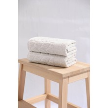 Nurpak Hazal 2li El Havlusu 50x90 - Açık Gri