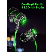 Coofbe LED Işıklı 3D Ense Tipi Bluetooth Oyuncu Kulaklığı Stereo 3D Ayarlanabilir Gaming Kulaklık