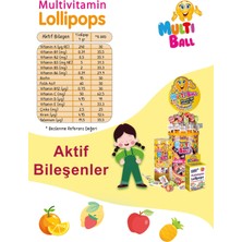 Multi Ball Multi Ball 150 Lik ( 7 Gr X 150 ) Lolıpop Vitamin