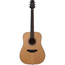 Takamıne GD20LHNS 20 Serisi Dreadnought Natural Solak Akustik Gitar