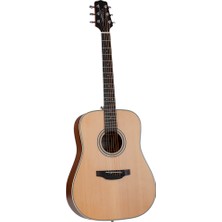 Takamıne GD20LHNS 20 Serisi Dreadnought Natural Solak Akustik Gitar