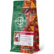 Qosto Coffee Brezilya Fazenda Yellow Bourbon Filtre Kahve Çekirdeği 250 gr