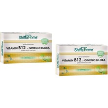 Shiffa Home 2 Kutu Aksu Vital Vitamin B 12 Ginkgo Biloba B12 Ginko 28 X 2