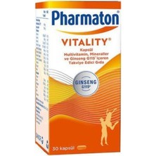 Pharmaton Vitality Multivitamin 30 Kapsül - Takviye Edici Gıda