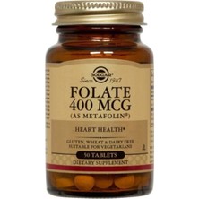 Solgar Folate 400 Mg 50 Tablet