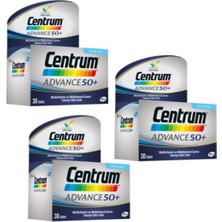 Centrum Advance Multivitamin 50 Yaş Üstü Için 30 Tablet X3 Adet