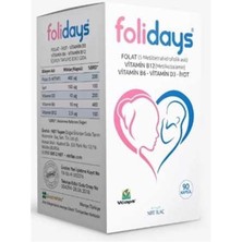 Nbt Ilaç Folidays 90 Kapsül