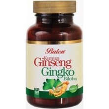 Balen Kırmızı Ginseng Gingko Biloba 720 Mg 120 Tablet 3 Kutu