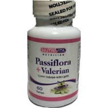 Nutrivita Nutrition Passiflora Valerian 60 Kapsül