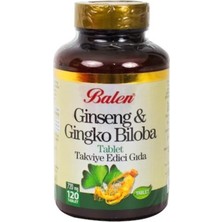 Balen Kırmızı Ginseng & Ginkgo Biloba 120 Tablet