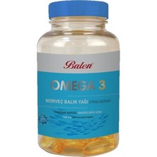 Balen Omega 3 Norveç Balık Yağı  200 Kapsül X 1380 Mg