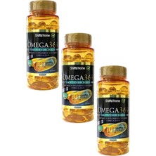 Shiffa Home Omega 3 6 9 Balık Yağı Trigliserit Form 1000Mg 60 Softgel X 3 Adet