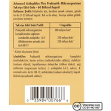 Solgar Advanced Acidophilus Plus 60 Kapsül