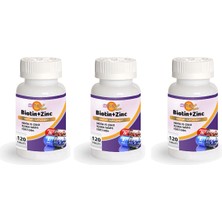 Meka Nutrition Biotin Zinc 3 Kutu 120 Tablet