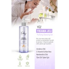 Kathy's Yüz Temizleme Jeli ve Siyah Nokta Canlılık ve Parlaklık Kazandırıcı C Vitaminli 400 ml